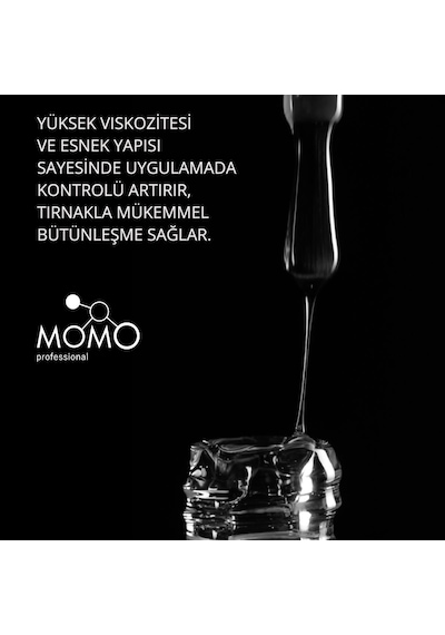 Momo Professional Kalıcı Oje İçin Rubber Base Coat 9 ML