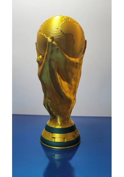 25 Cm Dünya Kupası Futbol Kupası Dekoratif Biblo Altın Renk Ev & Ofis Hediyelik