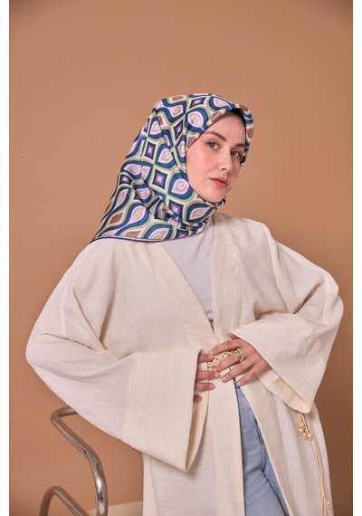 Silk Home Twill İpek Eşarp 11470-10 Beyaz, Zümrüt, Mocha Mousse, Mor