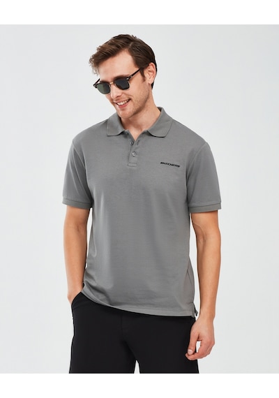 Skechers Polo Shirt M Short Sleeve Erkek Antrasit Polo Yaka Tshirt S211800-003 Antrasit Skechers Polo Shirt M Short Sleeve Erkek Antrasit Polo Yaka Tshirt S211800-003 Antrasit