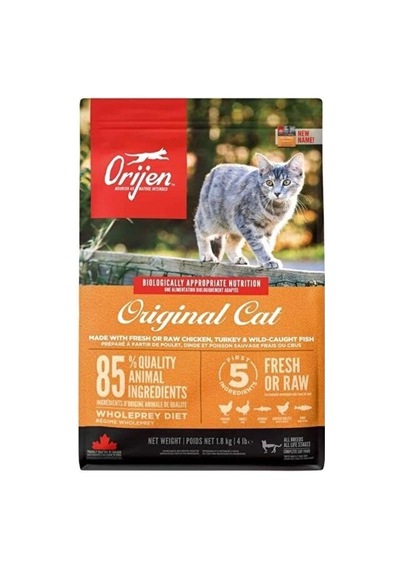 Orijen Original Cat Tahılsız Yavru Ve Yetişkin Kedi Mamasi 1,8 Kg
