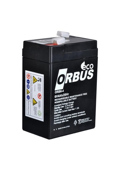 Orbus 6v 4ah Bakımsız Kuru Akü