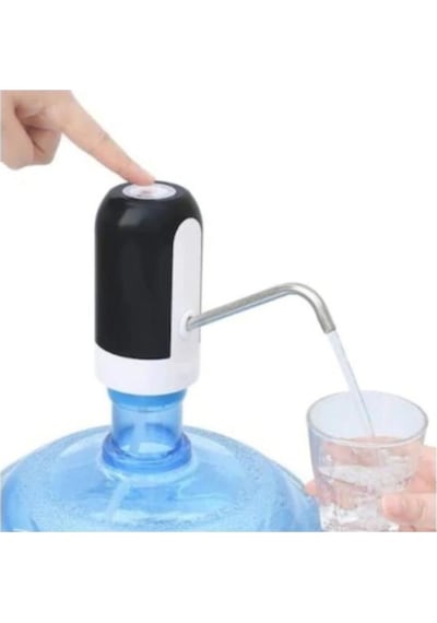 Damacana Su Pompası , Usb Şarjlı Ve Otomatik Dakikada 1.8 Litre Su Çıkışı Çift Motor Beyaz