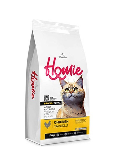 Homie Tavuklu Düşük Tahıllı Yetişkin Kedi Maması 1500 G