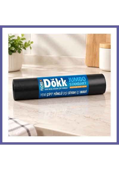 Bezos Dökk Büyük Boy Çöp Poşeti Nıda