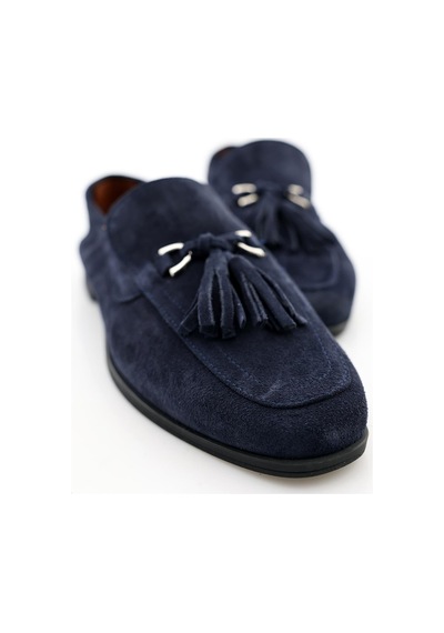Lacivert Süet Loafer 34307-Lacivert