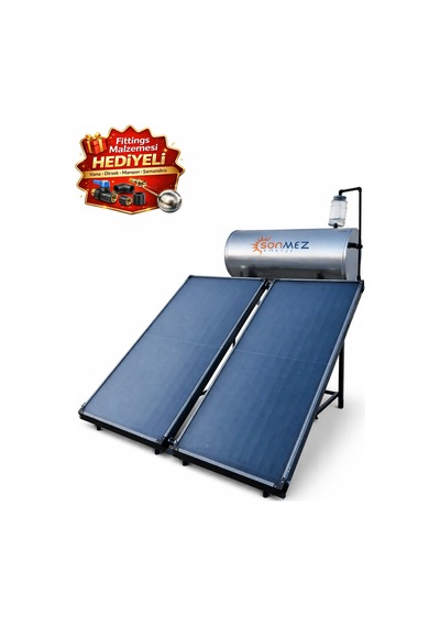 Solar Çift Panelli Güneş Enerjisi Su Isıtma Sistemi Kapalı Devre Basınçlı
