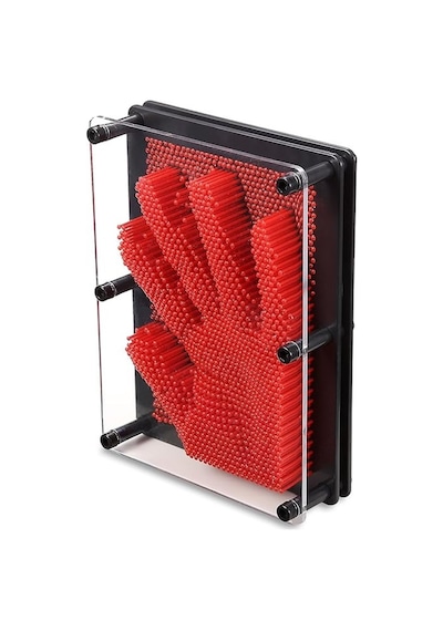 Küçük Boy 13x10 Cm Kırmızı Pin Art Vıp Red 3-dimensional Pin Sculpture Kırmızı Pinart 3d Çivi Sanatı