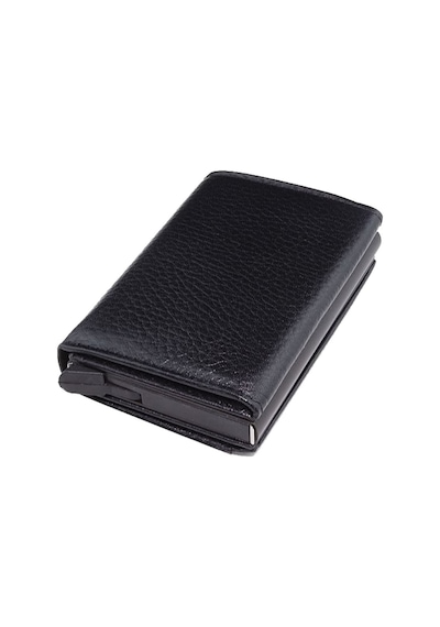 Contacts Hakiki Deri Erkek Mekanizmalı Cüzdan/Akıllı Kartlık