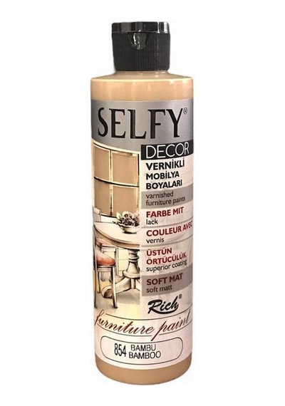 Rich Selfy Decor Vernikli Boya 240Cc - Bambu 854