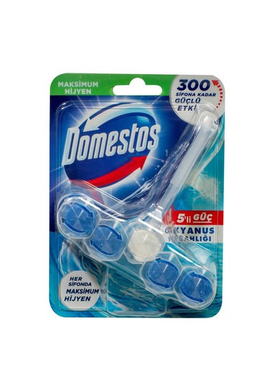Domestos Wc Blok 2 50 G Okyanus - Hijyen Ve Ferahlık 3'li Ekonomik Paket - 3 Adet Tarı