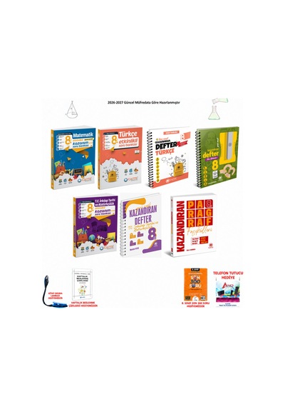 Çanta 8. Sınıf Lgs Tüm Dersler 243 7 Kitap Seti