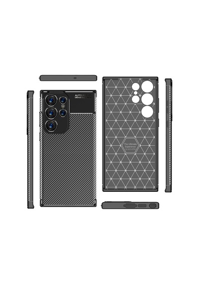 Galaxy S23 Ultra Kılıf Zore Negro Silikon Kapak Lacivert