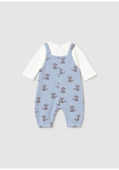 Mayoral Erkek Bebek Badili Tulum - Mayoral - Açık Mavi - 1-2 Ay