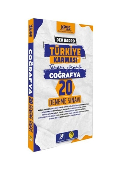 Tasarı Yayınları Kpss Coğrafya Dev Kadro Türkiye Sı 20 Deneme