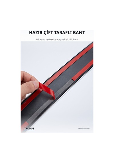 Renault Captur 2 2019 Ve Sonrası Uyumlu Krom Bagaj Çıtası Paslanmaz Çelik