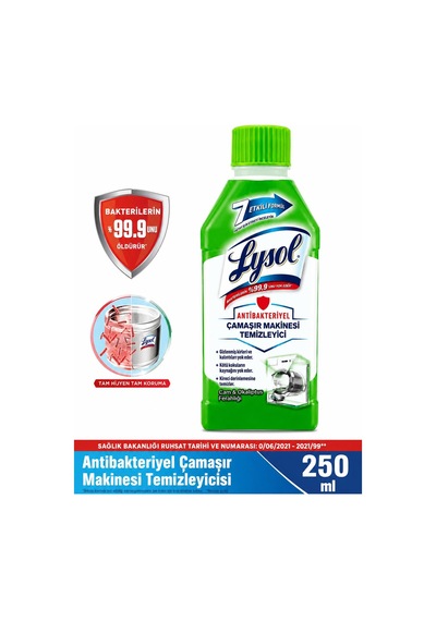 Lysol Çamaşır Makinesi Temizleyici Çam Ve Okaliptus Ferahlığı 250 Ml