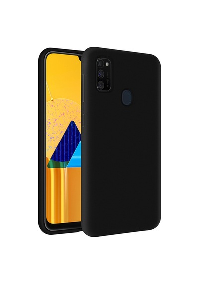 KZY İletişim Samsung Uyumlu M21 Kılıf Içi Kadife Soft Logosuz Lansman Silikon Kapak
