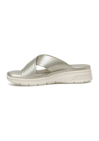 Nine West Neymas 3fx Altın Kadın Dolgu Topuk Terlik 000000000101356263 Altın