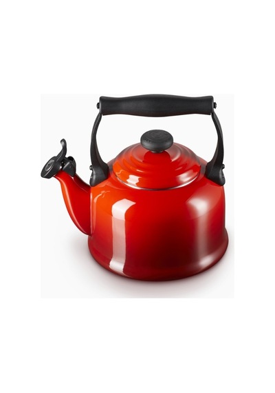 Le Creuset Geleneksel Islık Çalan Emaye Kaplı Çaydanlık, 2.1l Çaydanlıklar Kırmızı
