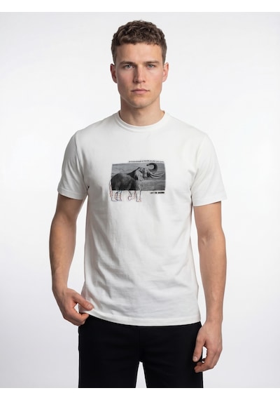 LOFT Regular Fit Erkek Tshirt K.kol Lf2042927 Q1.v1 Beyaz LOFT Regular Fit Erkek Tshirt K.kol Lf2042927 Q1.v1 Beyaz