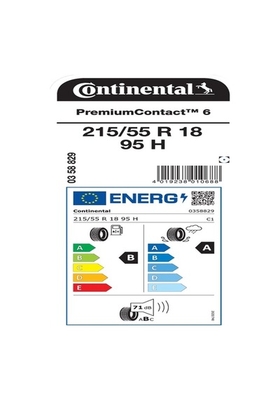 Continental 215/55 R18 95H Premiumcontact 6  Yaz Lastiği 2022
