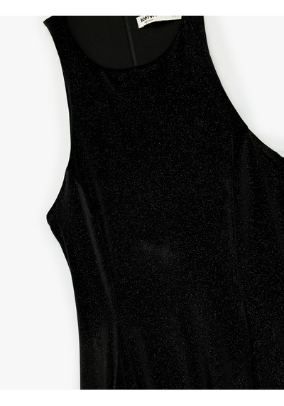 Koton Dar Kesim Simli Kolsuz Halter Yaka Mini Abiye Elbise Siyah 6wak80099fk Siyah Koton Dar Kesim Simli Kolsuz Halter Yaka Mini Abiye Elbise Siyah 6wak80099fk Siyah