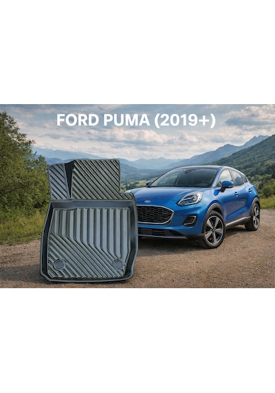 Ford Puma 2019+ Uyumlu 3d Oto Paspas Premium