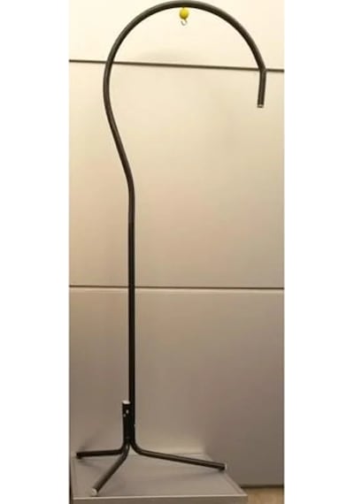 Siyah Renkli Ayaklı Kuş Kafesi Askılığı, Kullanışlı Tasarım