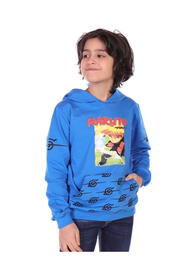 Toontoy Kids Toontoy Erkek Çocuk Naruto Baskılı Sweatshirt Saks