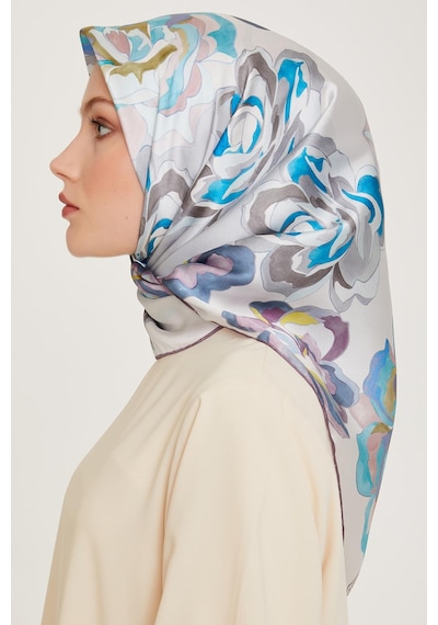 Armine İpek Eşarp 2025 Kış - 9234-25 Twill - Açık Lila