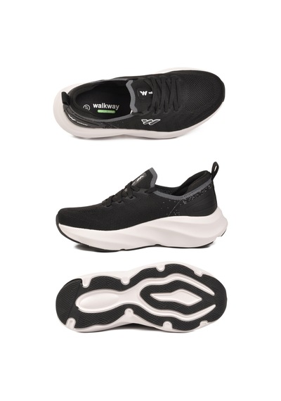 Walkway Flexnova G Siyah-beyaz Memory Foam Unisex Spor Ayakkabı SİYAH-BEYAZ