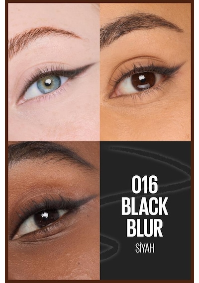 Maybelline New York Sculpting Stix Çift Uçlu Göz Kalemi 016 Black Blur