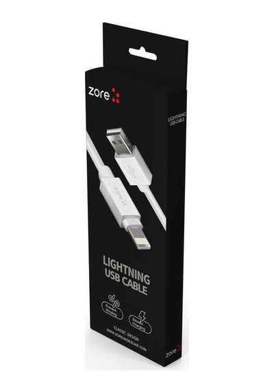 Nourthkiingdom Beyaz Z-38 Lightning Kablo