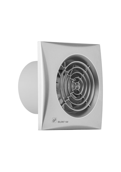 Silent-100 Crz Silver Zaman Ayarlı Sessiz Banyo-Wc Fanı