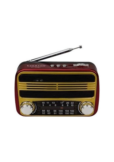 Everton Rt-310bt Bluetooth Fm-usb-tf Card- Şarjlı Nostaljik Radyo Kdo