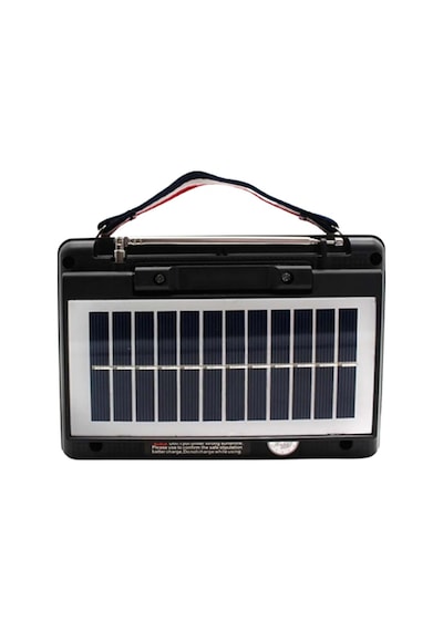 Ktf-1428 Solar Enerjiyle Şarj Olabilen Bluetooth Nostalji Hoparlör Taşınabilir Güçlü Ses Mp3 Okuyucu