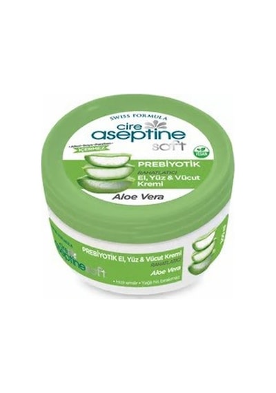 Cire Aseptine Soft Prebiyotik Aloevera El, Yüz Ve Vücut Kremi 300 Ml