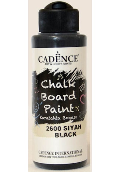 Chalkboard Paint Karatahta Boyası 120 ml. 2600 Siyah