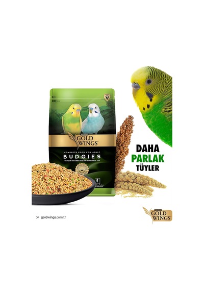 Gold Wings Premium Muhabbet Yemi, 1 Kg 0.75 LT - 2.5 LT - 12 KG