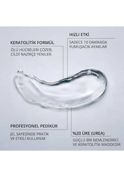 Callus Gel, Nasır Sökücü Keratolitik Pedikür Jel, 125 Ml