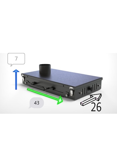 Katlanır 2MM Çelikten KUZİNELİ Çift Tarafı Camlı Kül Hazneli Kamp Sobası. Çantalı Soba - Katlanır 2MM Çelikten KUZİNELİ Çift Tarafı Camlı Kül Hazneli Kamp Sobası. Çantalı Soba