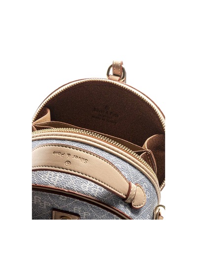 Çapraz Çanta Kadın Silver Polo 1163-46487 Sılver Polo Çapraz Bayan Çantası M178 Mavi-mat Ten Mavi-mat Ten Mavi - Ten
