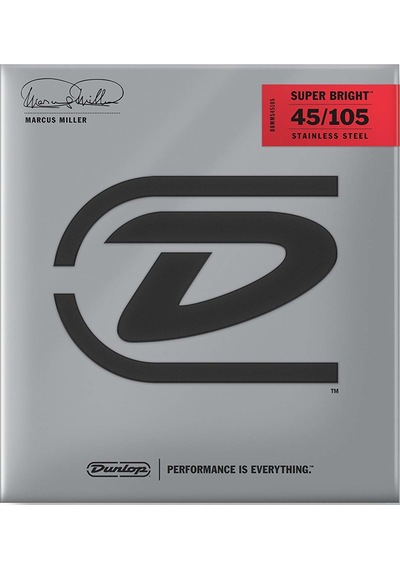 Jim Dunlop Dbmms45105 Marcus Miller Super Bright Bas Gitar Teli
