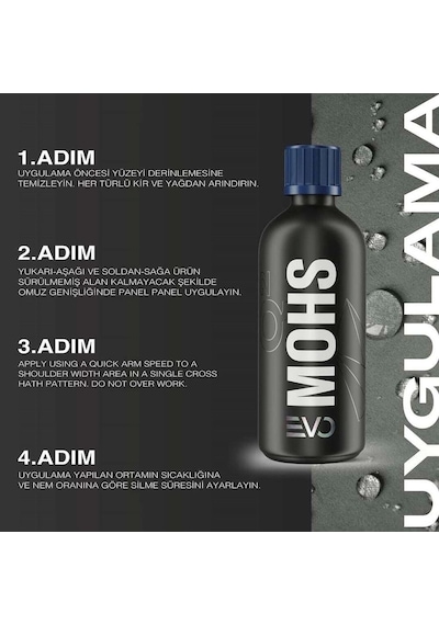 Gyeon Q² Mohs Evo Light Box Seramik Kaplama - 50 Ml - 9h Oto Boya Koruma-su İtici