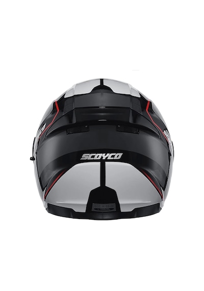 Scoyco Of-669 Shuttle Güneş Vizörlü Açık Yarım Kask Beyaz - Siyah