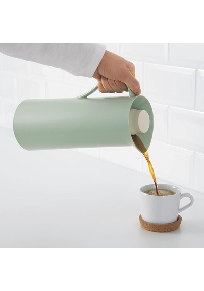 Behövd Vakum Şişesi, Açık Breen/bej Bir Litre Çok Renkli