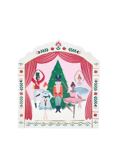 Meri Meri - Nutcracker Tabaklar - 8 Adet