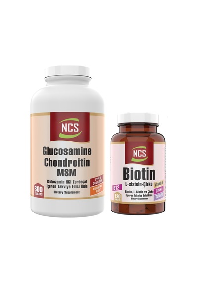Ncs Glucosamine Chondroitin Msm 300 Tablet + Ncs Biotin 120 Tablet