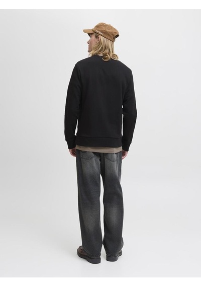 Jack & Jones Brandy Erkek Sweatshirt Bisiklet Yaka Rahat Fit Uzun Kollu Çok Renkli